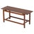 Mid-Century Modern Bench in Teak Wood and Brass, Italy, 1960s For Sale - Image 11 of 11