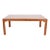Mid 20th Century Drexel Heritage Mid-Century Hollywood Regency Oak and Burl Wood Dining Table For Sale