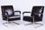 Bauhaus Leather Armchairs from Hynek Gottwald, Czech, 1930s, Set of 2 For Sale - Image 14 of 14