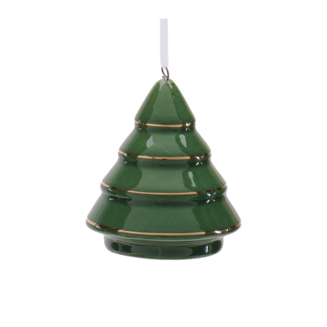2020s Ceramic Tree Ornament Set of 6 For Sale - Image 5 of 8