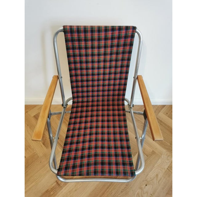 Vintage Garden Folding Chair, 1960s, Set of 2 For Sale - Image 4 of 7