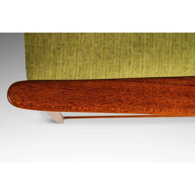 Brown Mid-Century Danish Modern Contoured Ladder Back Armchair in Teak by Torbjørn Afdal for Vamo, Denmark, Circa 1960s For Sale - Image 8 of 12