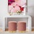 Wood Zoe Blush Velvet Storage Ottoman For Sale - Image 7 of 8