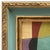 Various Artists Contemporary Abstract Oil Painting in Vintage Blue Painted Frame For Sale - Image 4 of 6