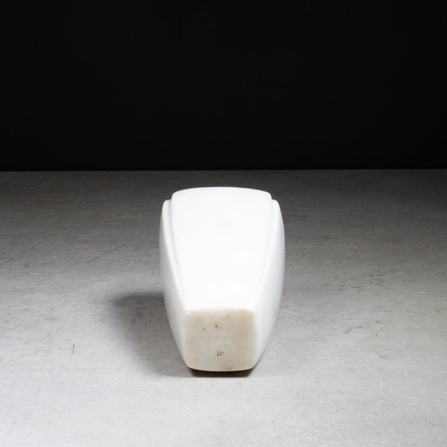 Stone Solid Marble Bud Vase c.1940 For Sale - Image 7 of 7