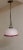 German Ceiling Lamp with Pink Glass Shade, 1920s, in Very Good conditions. Designed 1920 to 1949 European Plug (up to...