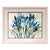"Blue Irises" Framed Watercolors by Artist Lydia Delgado, Laguna Beach, Ca. For Sale
