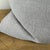 100% Linen Made in Belgium Fog Linen Pillow cover with overlocked seams and hidden zipper closure. Color: Fog Gray Size...