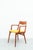 Boomerang Chair Model 370 in teak. The seat cushion has been reupholstered in Hallingdal fabric by Kvadrat. Very good...