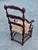 English Vintage 19th Century Inspired English Ladderback Accent Chair For Sale - Image 3 of 11