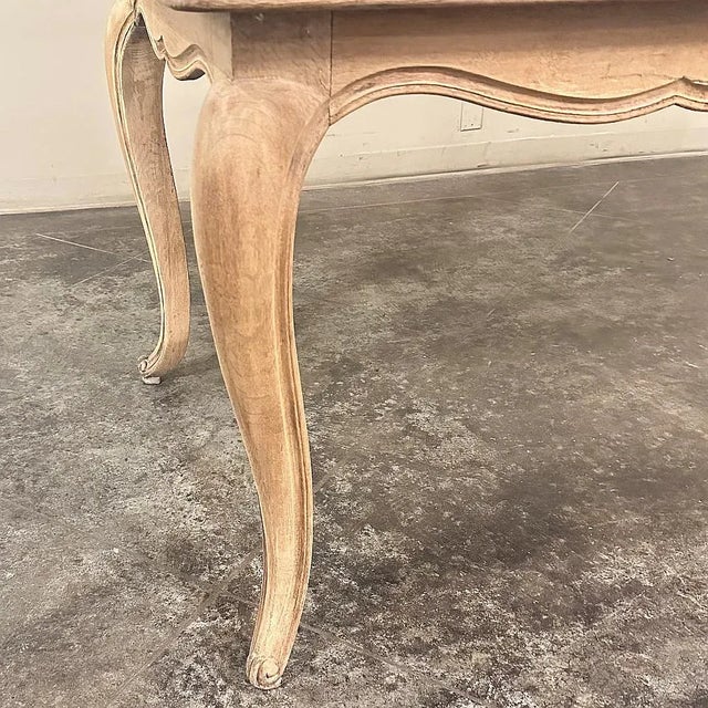 Antique Country French Stripped Fruitwood Dining Table For Sale - Image 14 of 14