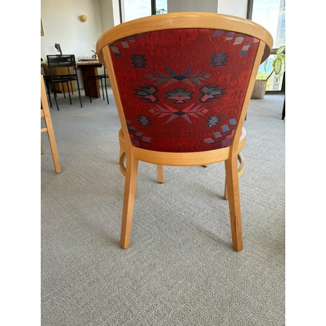 1990s Hank Lowenstein Office or Dining Room Chairs - Set of 8 For Sale - Image 4 of 9