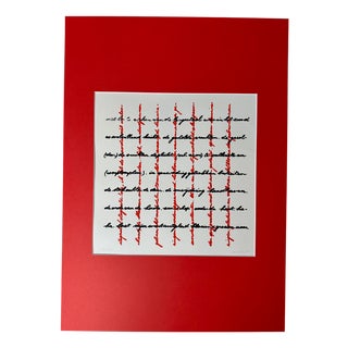 Marcel Van Maele, Untitled, 1960s, Screen Print on Paper, Framed For Sale