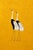 A striking crane triptych featuring elegant black-and-white cranes set against a rich golden backdrop. Designed as a...