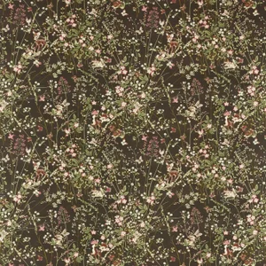 Sanderson Bambi Fabric in Chocolate