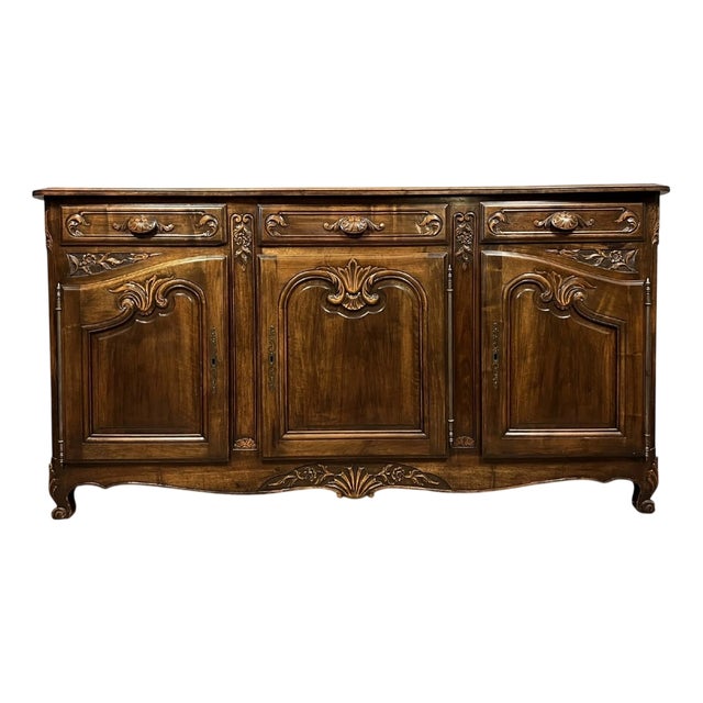 Louis XV Style Sideboard in Walnut For Sale