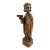 Italian Baroque Artist, Carved Altar Candlestick Figure, 1700s, Walnut For Sale - Image 16 of 16