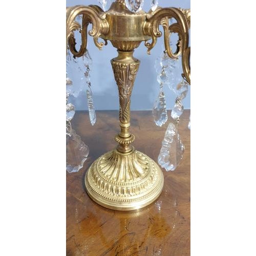 Vintage Ormolu Candelabras, Set of 2 For Sale - Image 9 of 10