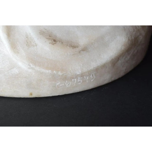 Late 19th Century Italian Carrara Marble Statue of a Young Lady. For Sale - Image 11 of 16