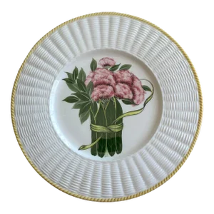 Este Ceramiche Italian Floral Charger Plate