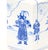 Antique Oversized Blue and White Chinoiserie Porcelain Tea or Coffee Pot For Sale - Image 9 of 10