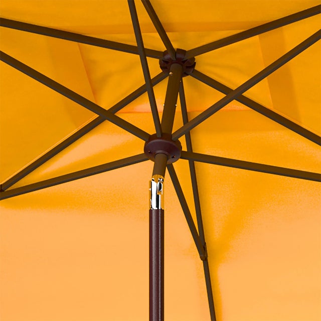 Contemporary Milan 6.5x10 Rectangle Umbrella - Yellow For Sale - Image 3 of 3