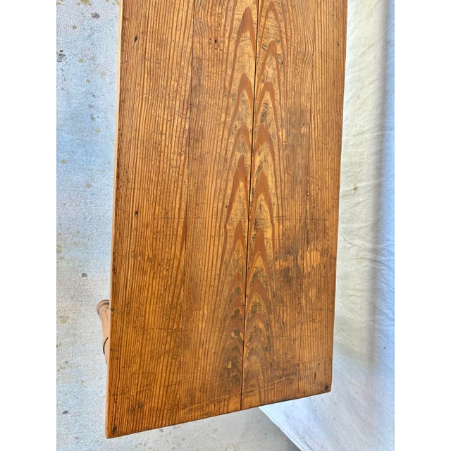 Late 19th Century French Pine Console Table For Sale - Image 9 of 12