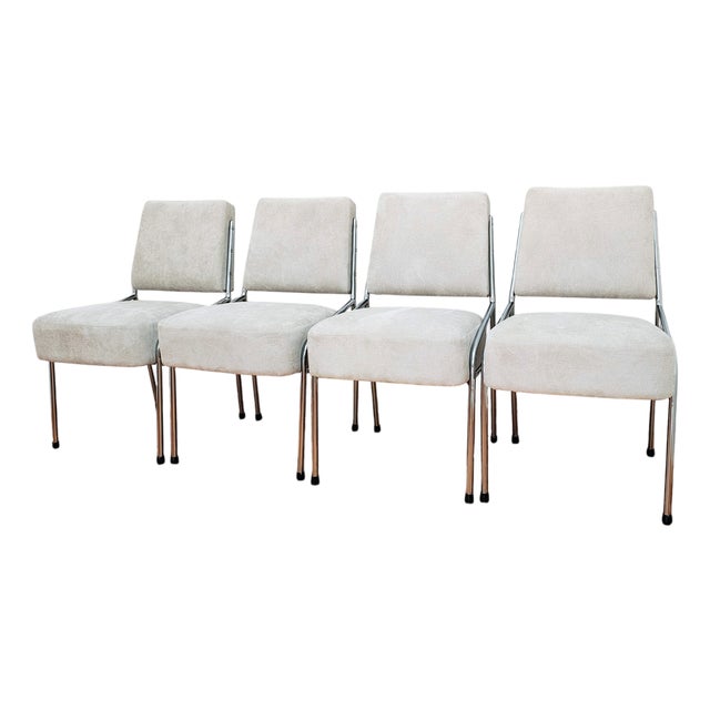 Bauhaus Dining Chairs attributed to Hynek Gottwald, Czechoslovakia, Set of 4 For Sale