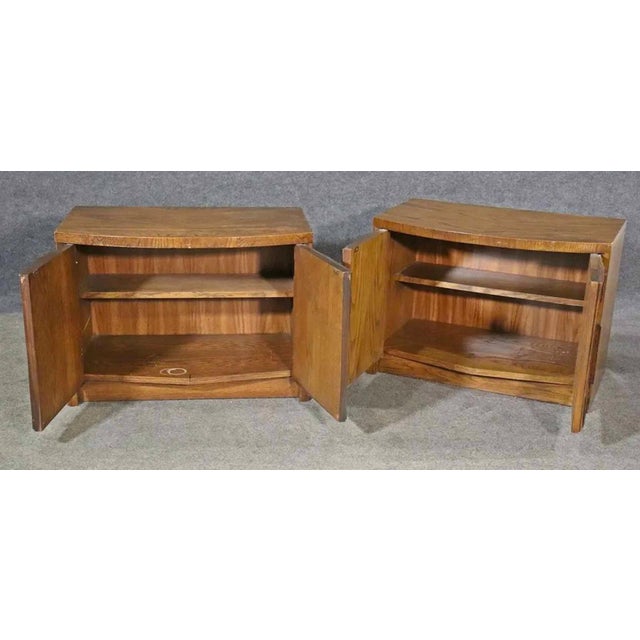 Mid-Century Modern Mid 20th Century Brutalist Nightstands by Lane Furniture - 2 Pieces For Sale - Image 3 of 9
