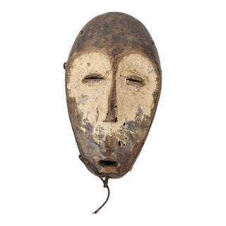 Early 20th Century Lega Bwami Society Mask For Sale