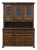 Ethan Allen Royal Charter Solid Oak 55" Buffet W. China Cabinet 16-6007 / 16-6009 For Sale