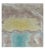 Textile Rug & Kilim’s Abstract Style Square Rug in Beige, Blue and Yellow Wavy Patterns For Sale - Image 7 of 7