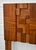 Vtg. MCM Style Queen Size Lane Staccato Brutalist Collection Walnut Headboard For Sale In Philadelphia - Image 6 of 12