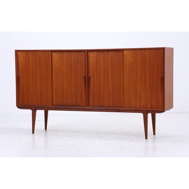 1960s Vintage Teak Highboard by Omann Jun, 1960s For Sale - Image 5 of 18