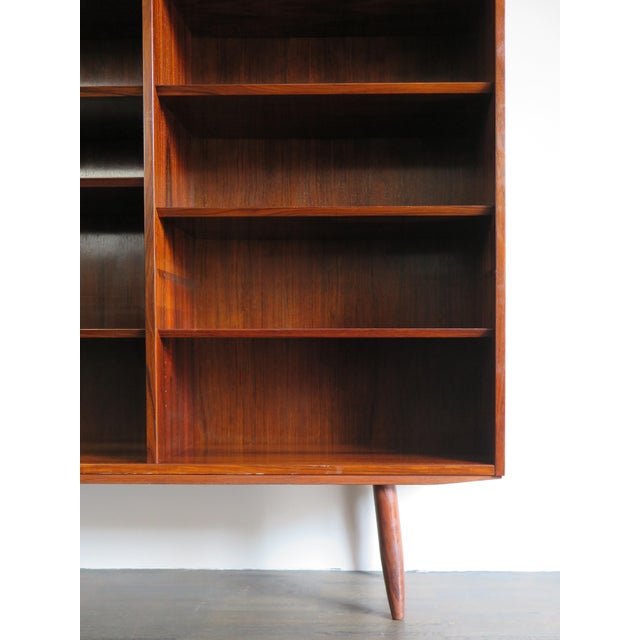 Wood Scandinavian Wood Bookcase by Gunni Omann, 1960s For Sale - Image 7 of 13