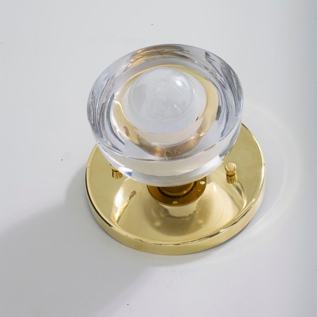 2000 - 2009 Pair of Modernist Murano glass sconces For Sale - Image 5 of 17