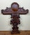 Gothic Antique Hand-Carved Italian Wood Wall Hanging For Sale - Image 3 of 11