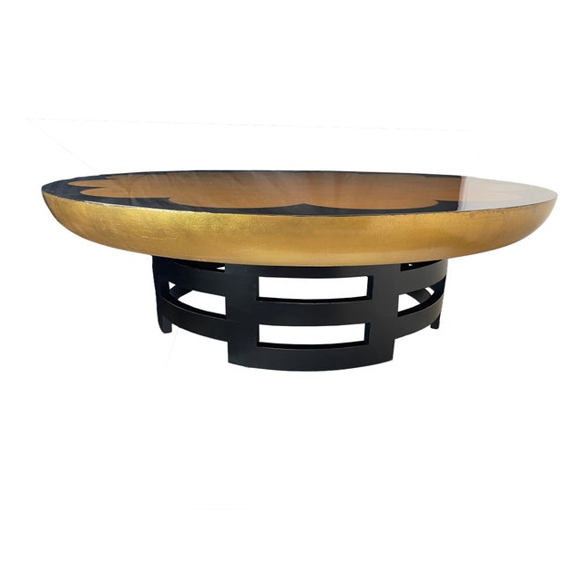 Theodore Muller and Isabelle Barringer Sculptural Lotus Coffee Table Attributed to Theodore Muller & Isabelle Barringer for Kittinger, 1950s For Sale - Image 4 of 10