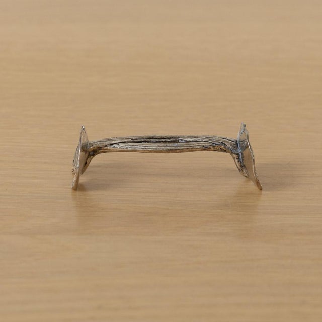 1930s French Silver Clover Knife Rests, Set of 6 For Sale - Image 10 of 12