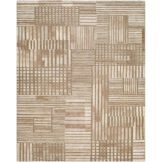 Bergamo Handmade Rug Beige 9x12 For Sale