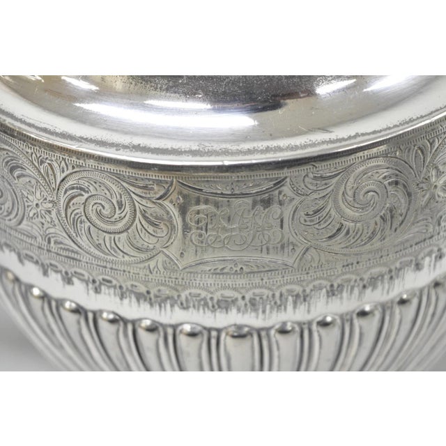 Early 20th Century Antique James Dixon & Sons 4186 Victorian Silver Plated Tea Service Set - 4 PCS For Sale - Image 5 of 16