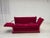 Mid-Century Modern Danish 2-Seater Drop Arm Spanish Sofa in Red Furniture Velour, 1970s For Sale - Image 3 of 18