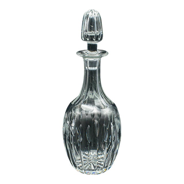 Vintage Port Decanter, English, Cut Glass, Liqueur, Spirit Vessel, Circa 1950 For Sale
