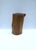 Contemporary Pedestal Side Drinks Table, Natural Wood Trunk, Organic Modern Style For Sale - Image 3 of 15