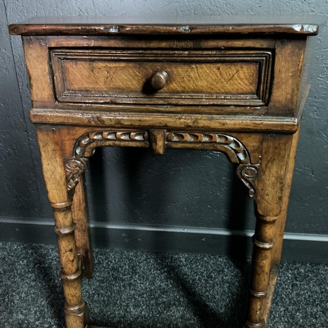 Oak Side Table, 1930s For Sale - Image 3 of 6