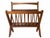 Mid-Century Modern 1970s Danish Modern Folding Teak Magazine Rack For Sale - Image 3 of 13