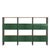 Contemporary Flexor Green Polished-Lacquered Wood and Aluminum Bookshelf by Robert Stadler For Sale - Image 3 of 3
