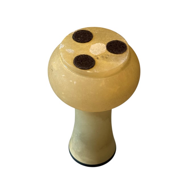 Mid Century Italian Golden Alabaster Box and Vase Set For Sale - Image 16 of 18