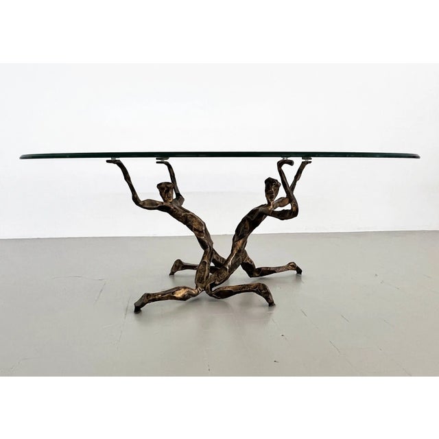 Brutalist Trinidad Coffee Table in Bronze by Salvino Marsura, 1960 For Sale - Image 10 of 13