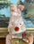 Textile Vintage Wind-Up Bunny Rabbit Toy With Drum and Cymbals, 1950s-1960s.. For Sale - Image 7 of 10